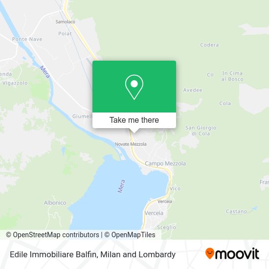 Edile Immobiliare Balfin map