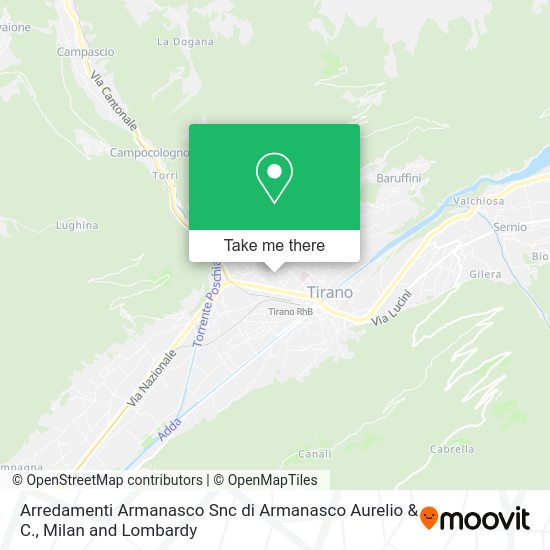 Arredamenti Armanasco Snc di Armanasco Aurelio & C. map