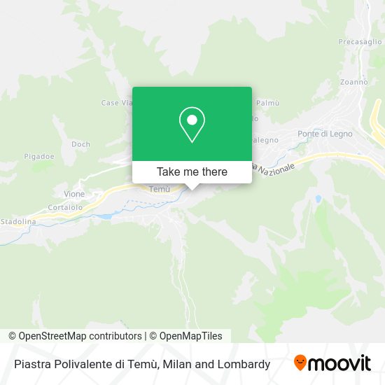 Piastra Polivalente di Temù map