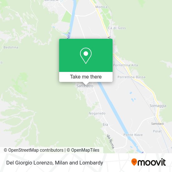Del Giorgio Lorenzo map