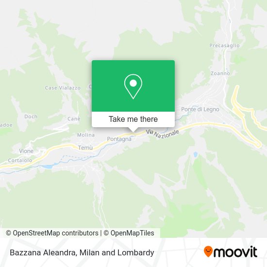 Bazzana Aleandra map