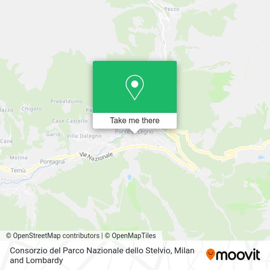 Consorzio del Parco Nazionale dello Stelvio map