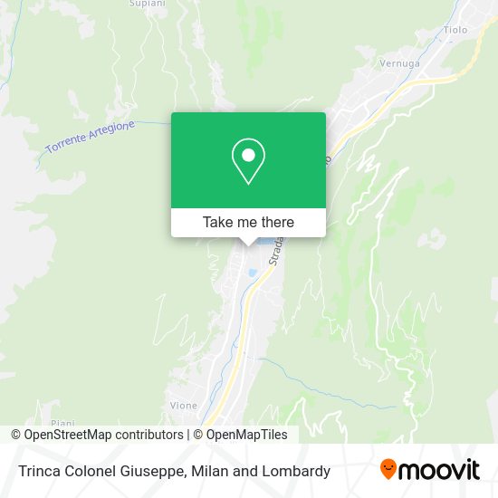 Trinca Colonel Giuseppe map