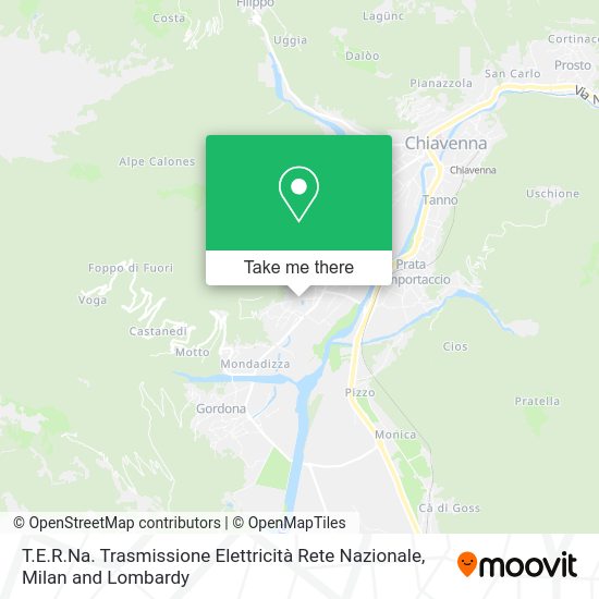 T.E.R.Na. Trasmissione Elettricità Rete Nazionale map