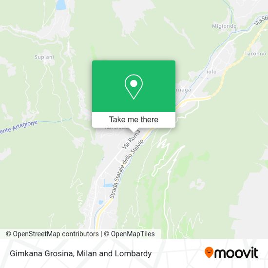Gimkana Grosina map