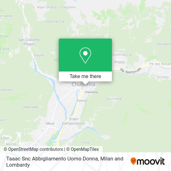 Taaac Snc Abbigliamento Uomo Donna map