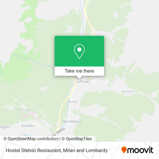 Hostel Stelvio Restaurant map