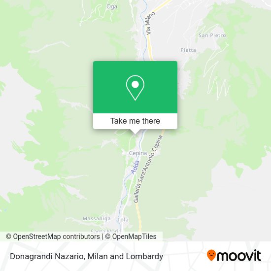 Donagrandi Nazario map