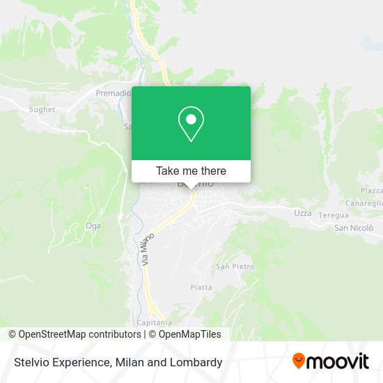 Stelvio Experience map