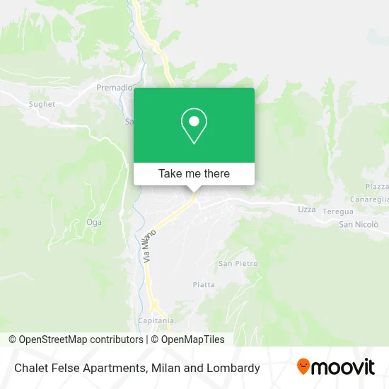 Chalet Felse Apartments map