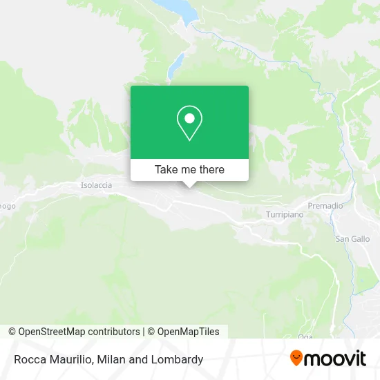 Rocca Maurilio map