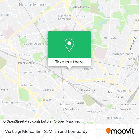 Via Luigi Mercantini, 2 map