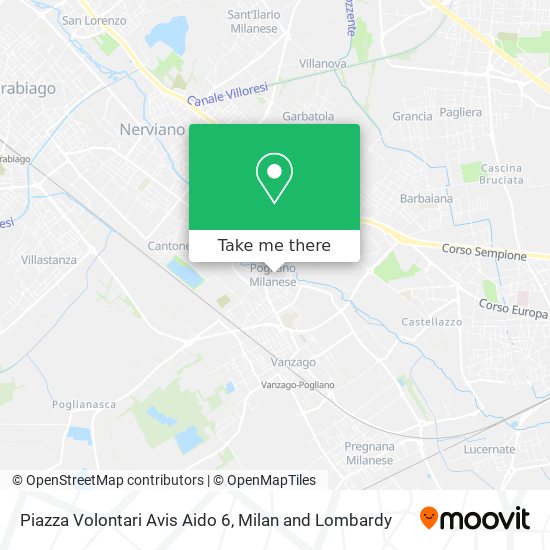 Piazza Volontari Avis Aido 6 map