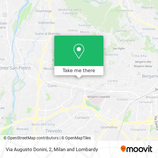 Via Augusto Donini, 2 map