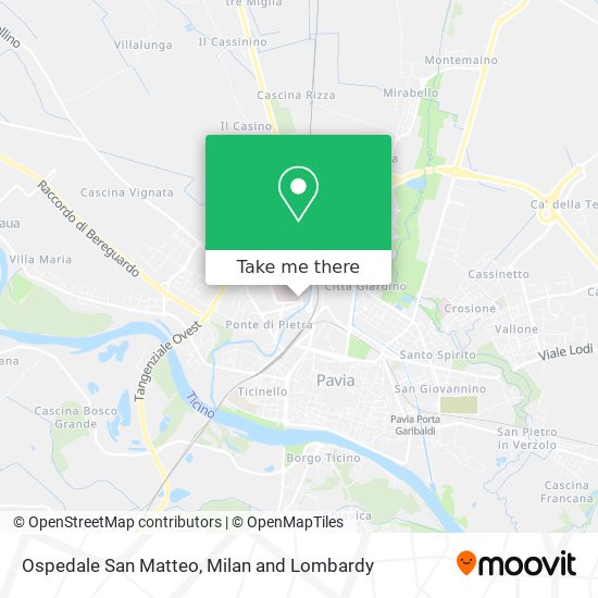 Ospedale San Matteo map