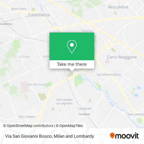Via San Giovanni Bosco map