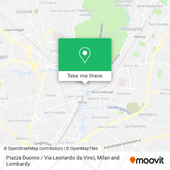 Piazza Duomo / Via Leonardo da Vinci map