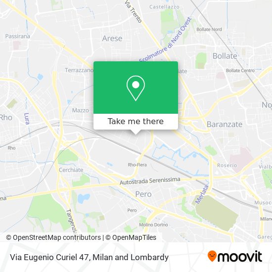 Via Eugenio Curiel 47 map