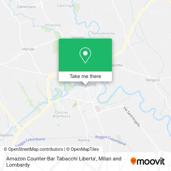 Amazon Counter-Bar Tabacchi Liberta' map