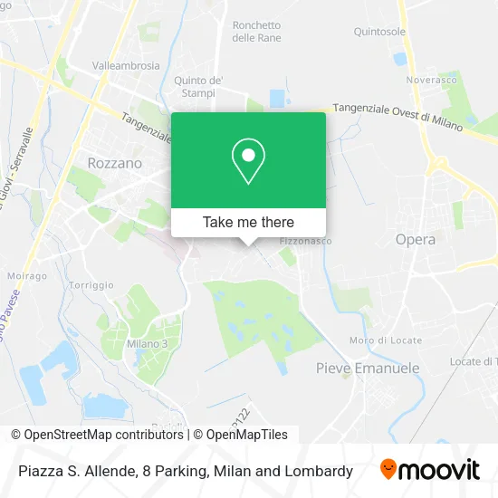 Piazza S. Allende, 8 Parking map