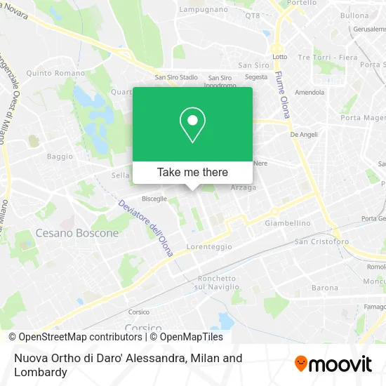 Nuova Ortho di Daro' Alessandra map