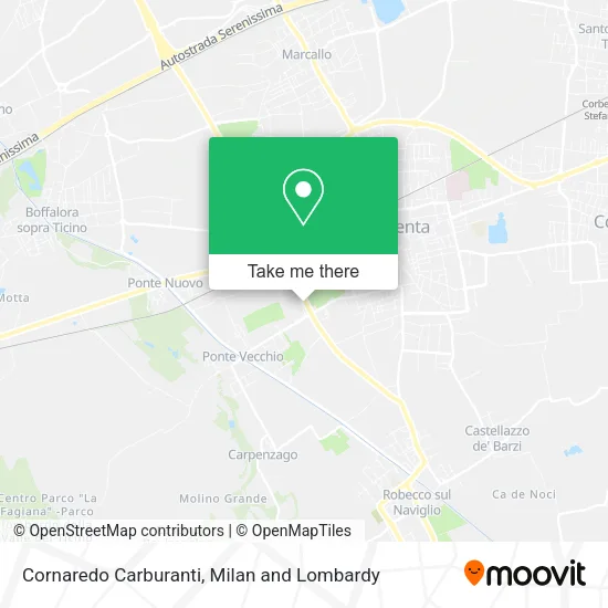 Cornaredo Carburanti map
