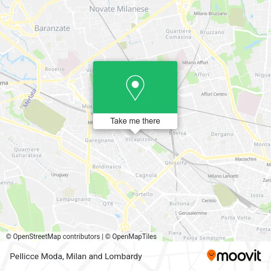 Pellicce Moda map