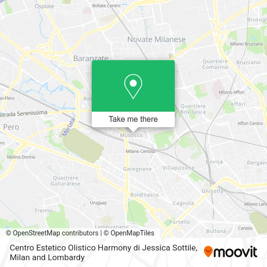 Centro Estetico Olistico Harmony di Jessica Sottile map