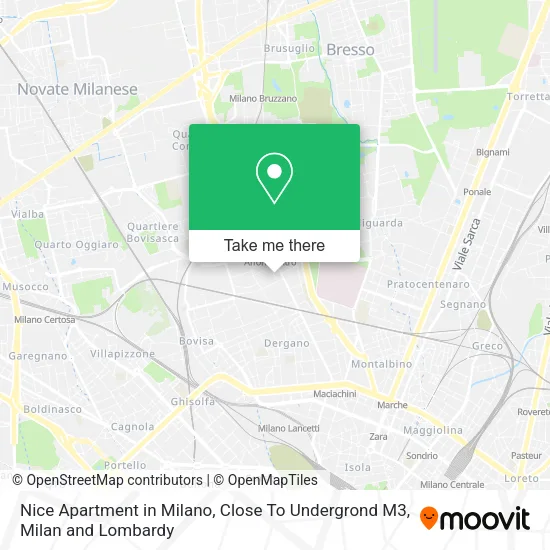 Nice Apartment in Milano, Close To Undergrond M3 map