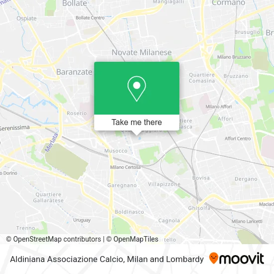 Aldiniana Associazione Calcio map