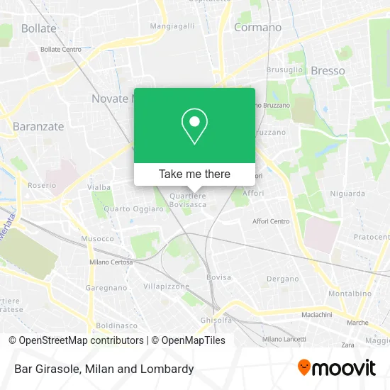 Bar Girasole map