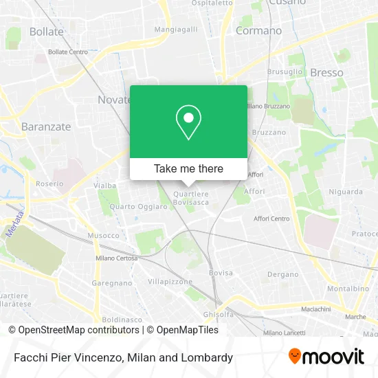 Facchi Pier Vincenzo map
