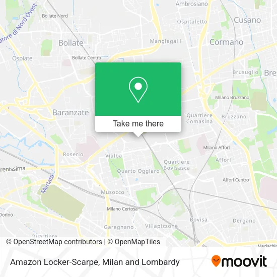 Amazon Locker-Scarpe map