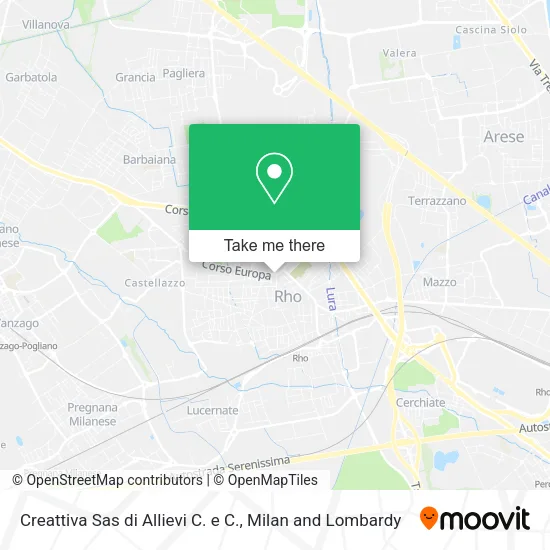 Creattiva Sas di Allievi C. e C. map