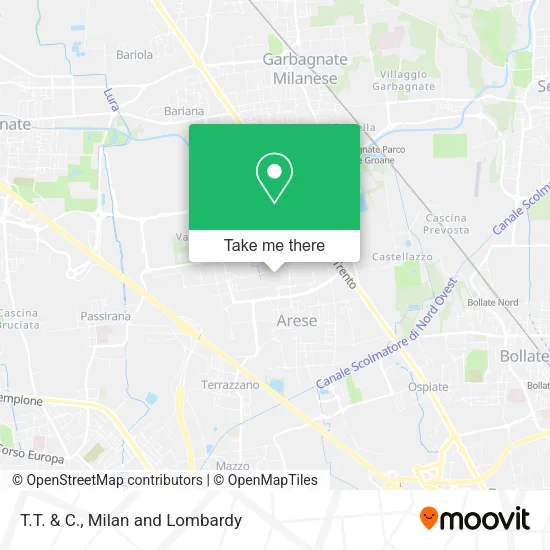 T.T. & C. map