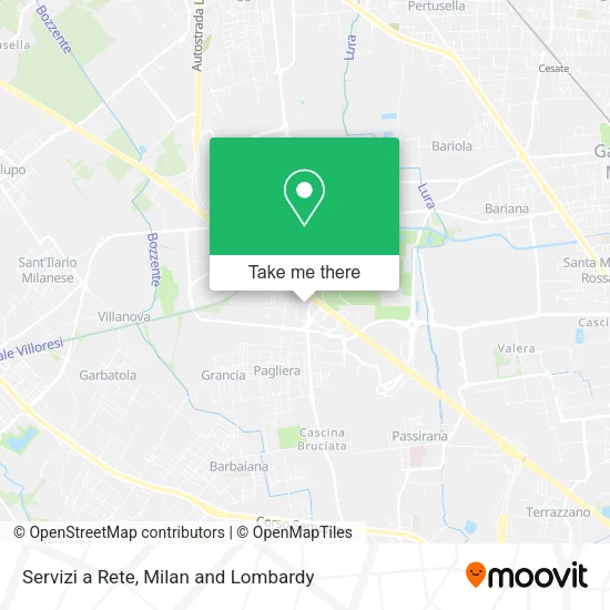 Servizi a Rete map