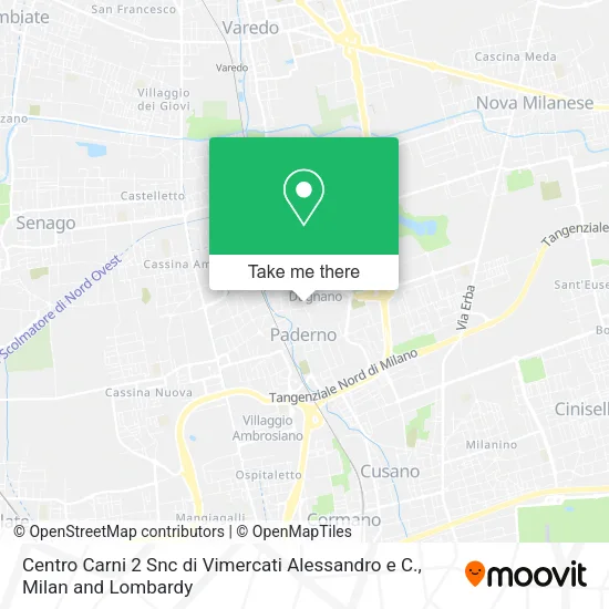 Centro Carni 2 Snc di Vimercati Alessandro e C. map