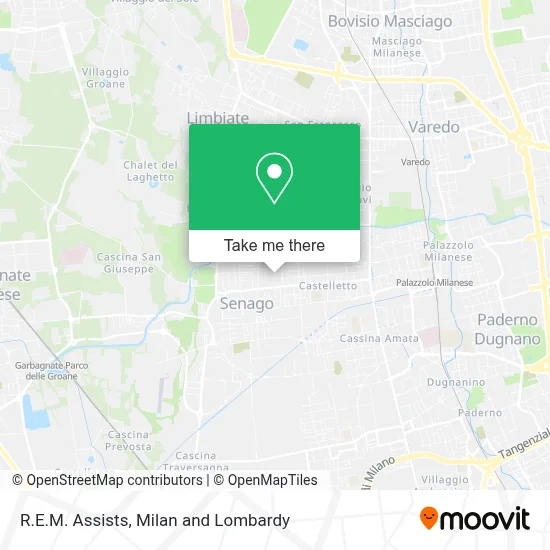 R.E.M. Assists map