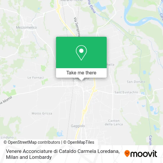 Venere Acconciature di Cataldo Carmela Loredana map