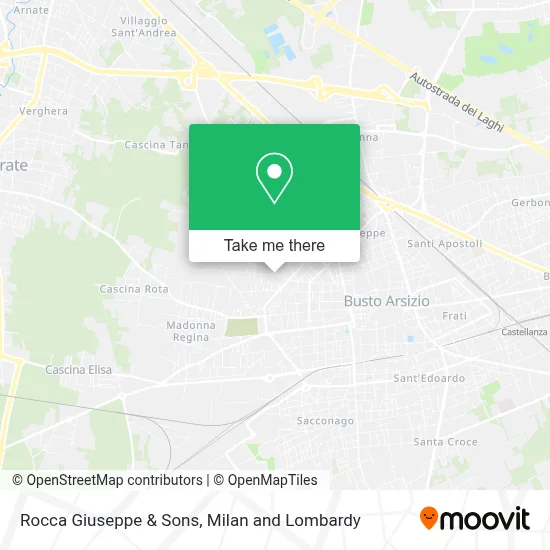 Rocca Giuseppe & Sons map