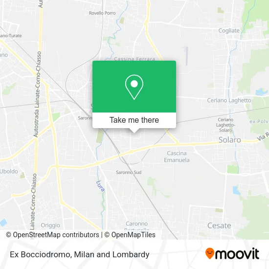 Ex Bocciodromo map