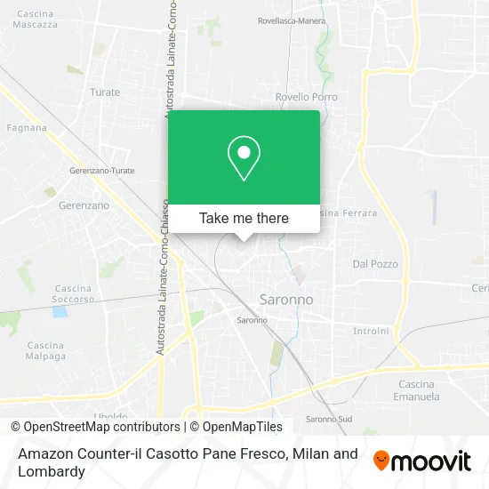 Amazon Counter-il Casotto Pane Fresco map