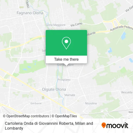 Cartoleria Onda di Giovannini Roberta map