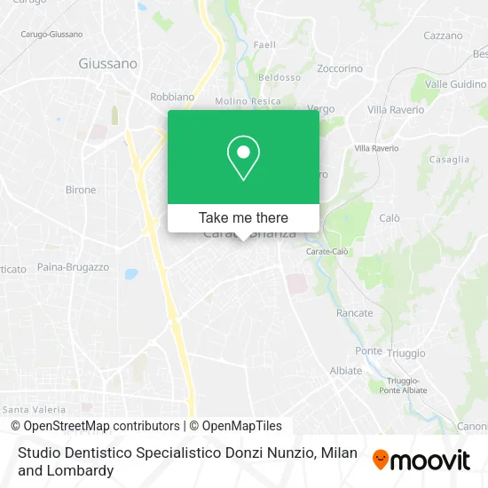 Studio Dentistico Specialistico Donzi Nunzio map