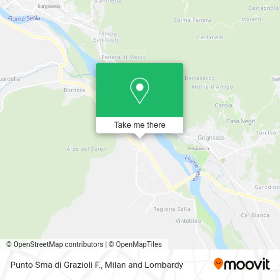 Punto Sma di Grazioli F. map