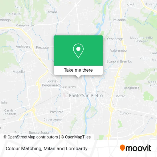 Colour Matching map
