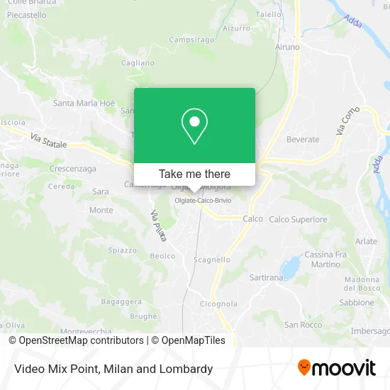 Video Mix Point map