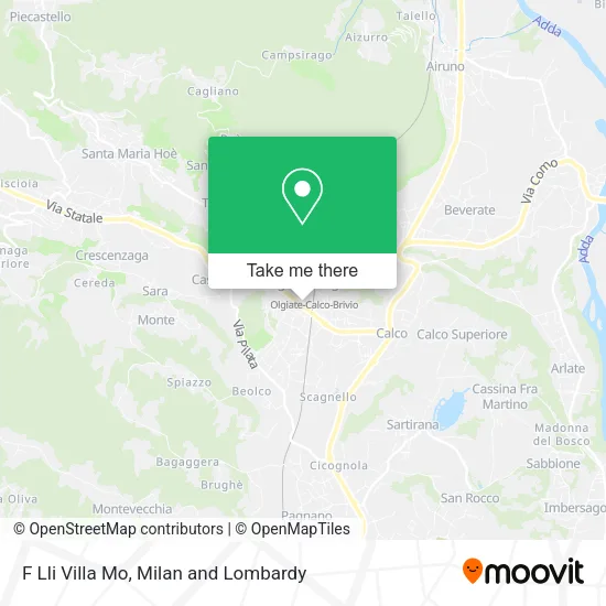 F Lli Villa Mo map
