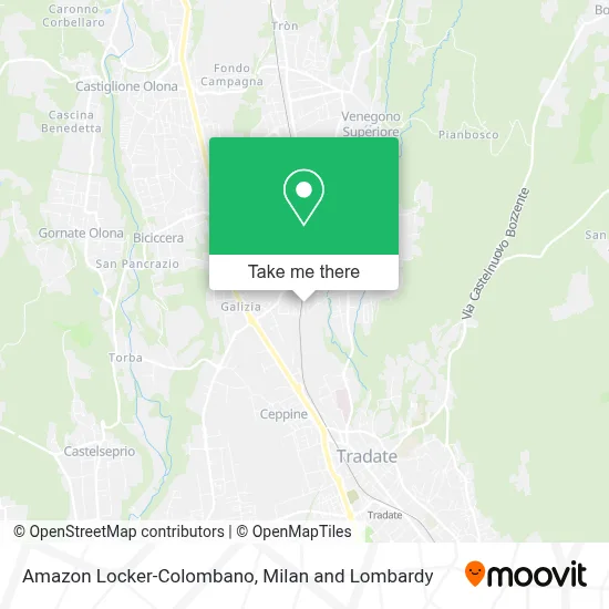 Amazon Locker-Colombano map