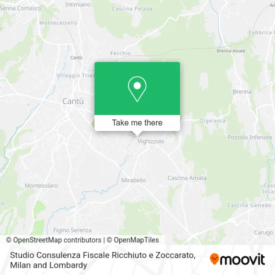 Studio Consulenza Fiscale Ricchiuto e Zoccarato map